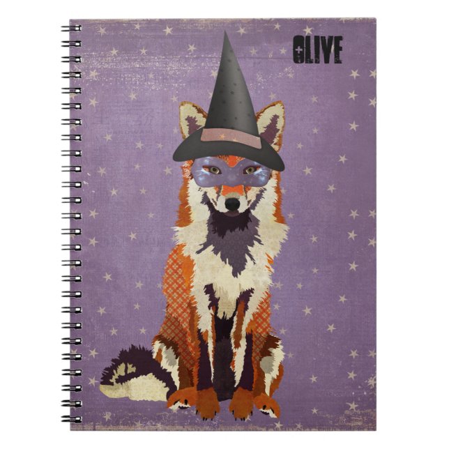 Espiral Caderno Starring da bruxa de Foxxy (Frente)