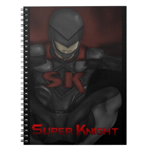Espiral Caderno super do cavaleiro! (Frente)