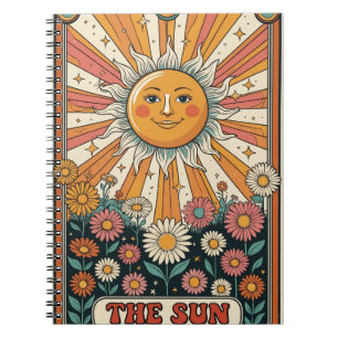 Espiral Caderno Tarot do Sol, Jornal Boho Sol