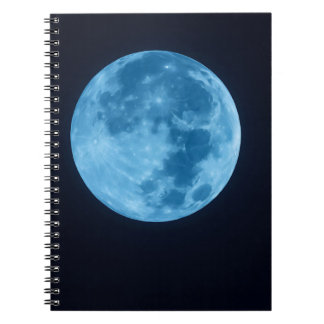 Espiral Caderno Tema Lua