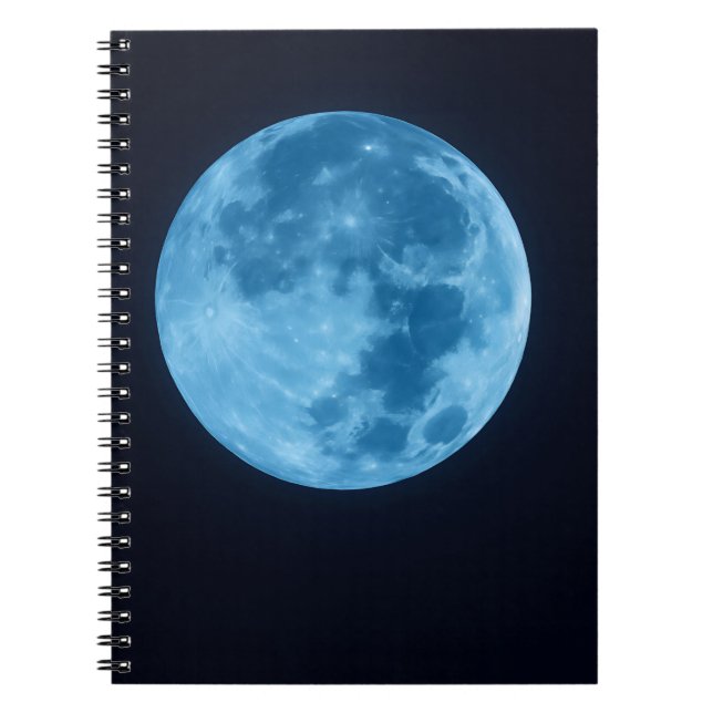 Espiral Caderno Tema Lua (Frente)