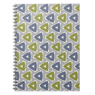 Espiral Caderno Triângulo Boho Suave