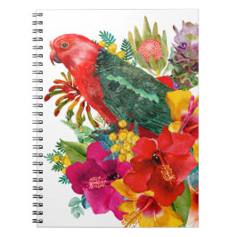 Espiral Caderno Tropical Papagaio Rei