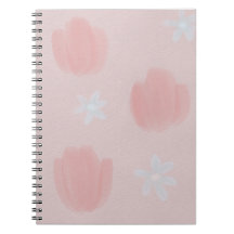 Caderno Tulipa Rosa