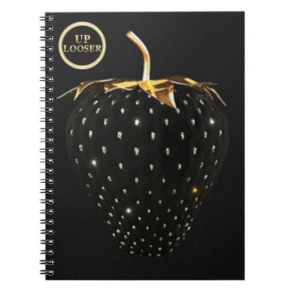 Espiral Caderno UP Looser - morango preto
