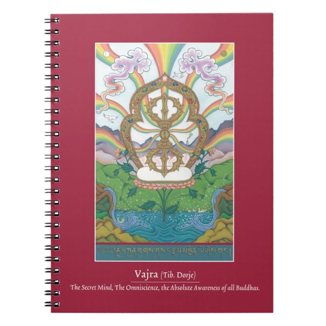Espiral CADERNO Vajra (Tib.: dorje) (Frente)