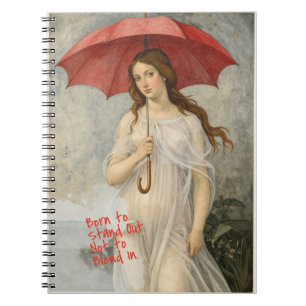 Espiral Caderno Vênus Sandro Botticelli