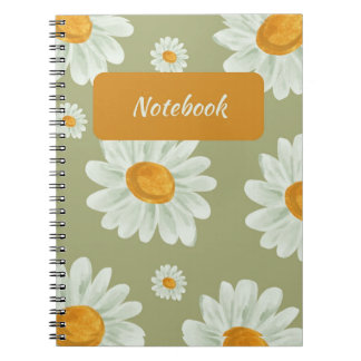 Espiral Caderno verde