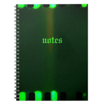 Caderno Verde Arlequim Gótico