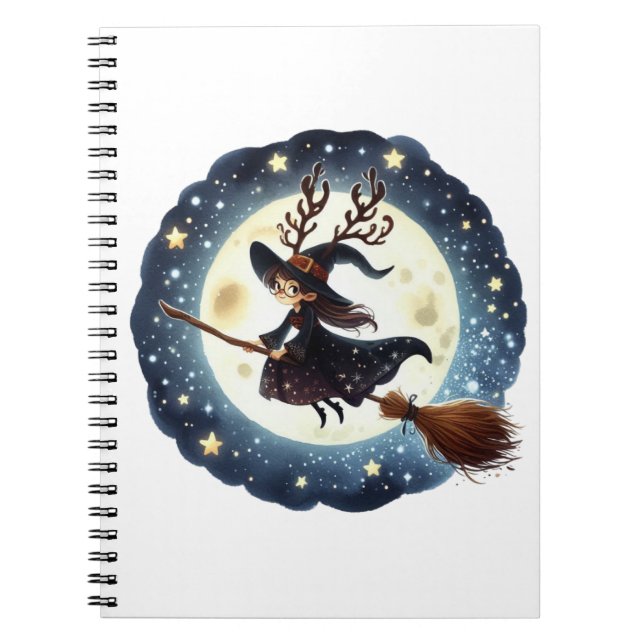 Espiral Caderno Viagem da Bruxa Natalina (Frente)