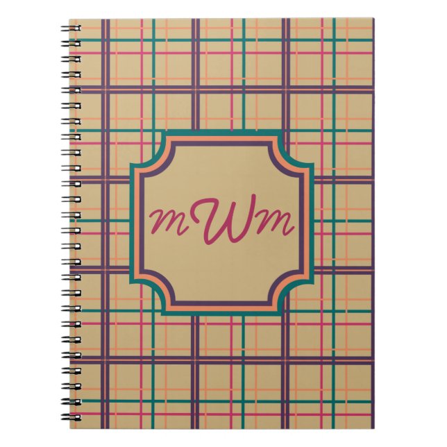 Espiral Caderno Xadrez de Verão (Frente)