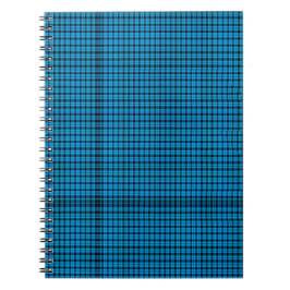 Espiral Caderno Xadrez Turquesa (Oitenta Páginas P&B)