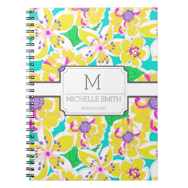 Espiral Chloe personalizou o caderno (Frente)