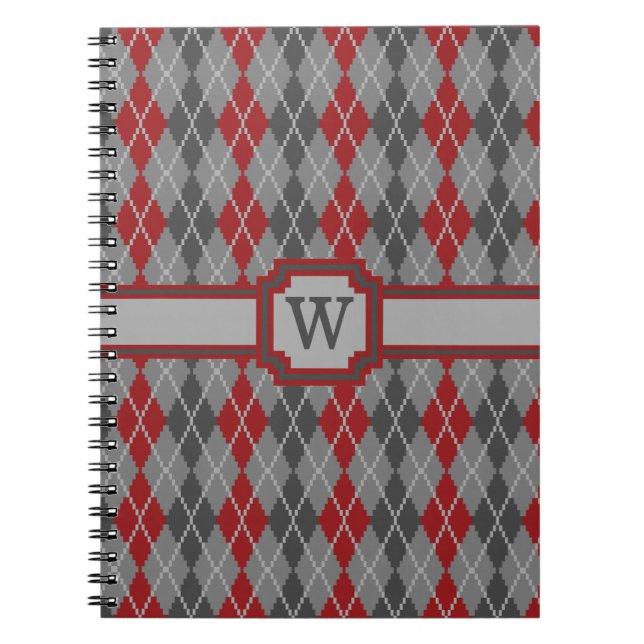 Espiral Cinzas e Brasas Caderno Argyle (Frente)
