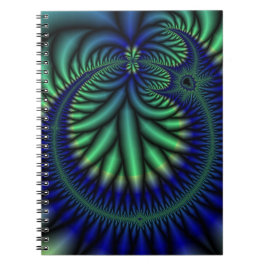 Espiral Círculo da vida Caderno de arte fractal