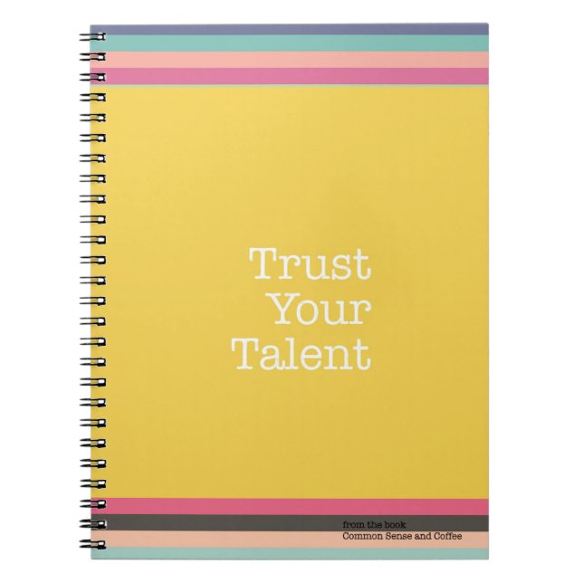 Espiral Confie seu caderno do talento (Frente)