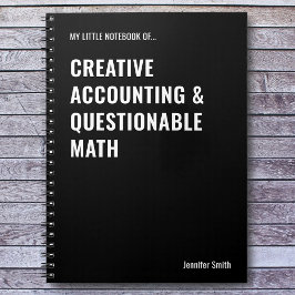 Espiral Contabilidade Criativa & Caderno de Matemática Que