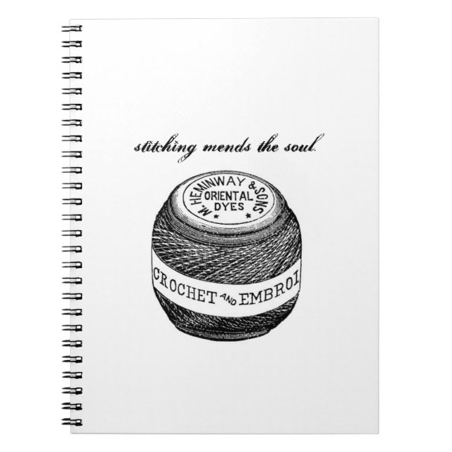 Espiral "Costurar emenda" o caderno da fazenda de (Frente)