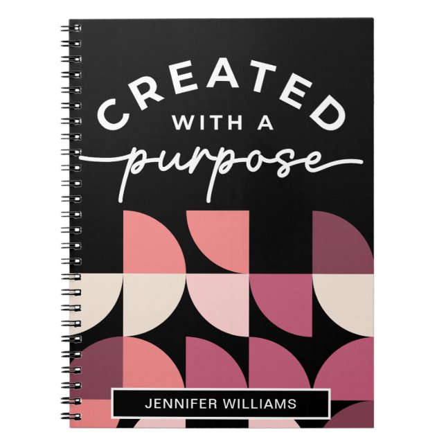 Espiral Criado com um caderno cristão (Frente)