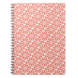 Espiral Daisy Chain - Caderno (Coral)