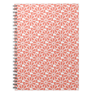 Espiral Daisy Chain - Caderno (Coral)