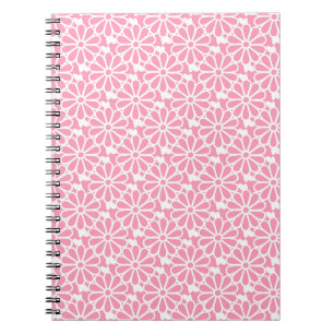 Espiral Daisy Chain - Caderno (Rosa Vibrante)
