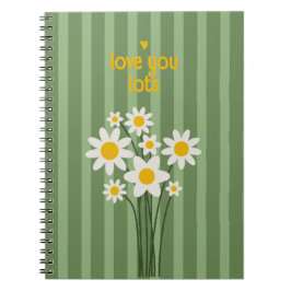 Espiral DAISY GREEN - Daisy Muitos Amor Caderno