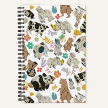 Espiral De Arte Animal Com Reciclado Feliz