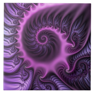 Espiral De Arte Fractal, Roxal, Rosa-Legal, vívida