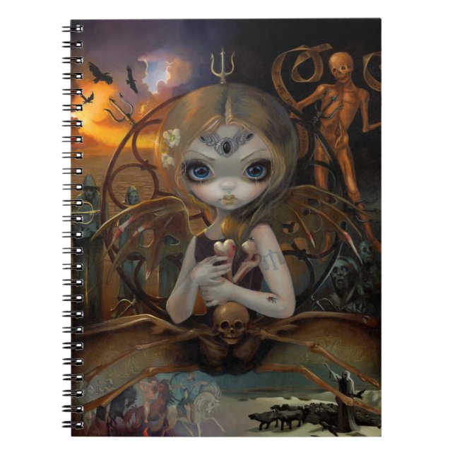 Espiral De "corte Unseelie:  Caderno da fome" (Frente)