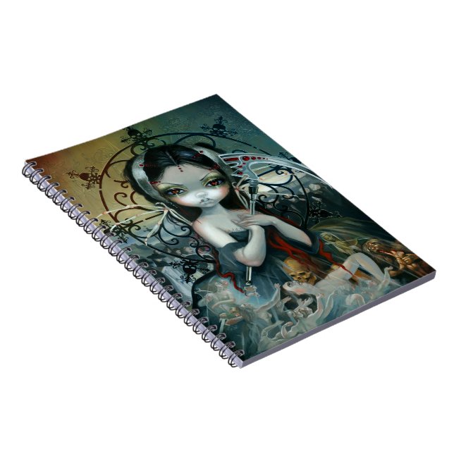 Espiral De "corte Unseelie:  Caderno da morte" (Lado Direito)