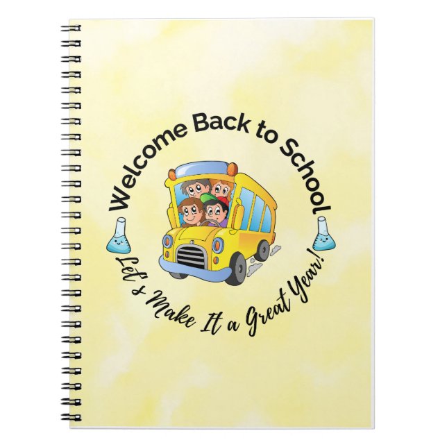 Espiral De Volta às Aulas – Caderno de Ônibus Alegre (Frente)