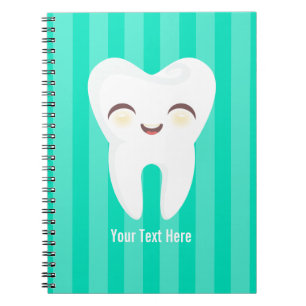 Espiral Dente bonito - a cerceta listra o caderno feito
