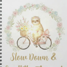Desacelere & Sinta o Aroma das Flores Caderno de P