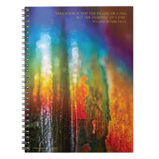Espiral Design do espectro, para professores - caderno