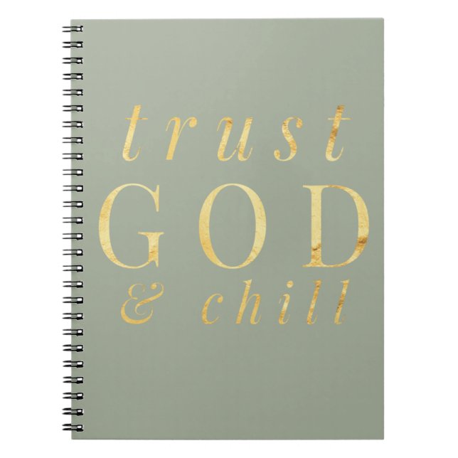 Espiral Deus da confiança e caderno da religião do frio (Frente)