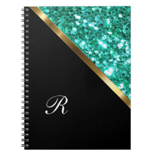 Espiral Diário elegante do caderno de Bling