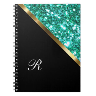 Espiral Diário elegante do caderno de Bling