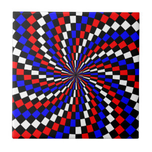 Espiral do Verificador Vermelho Azul por Kenneth Y