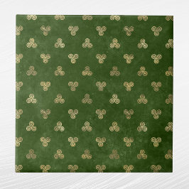 Espiral Dourado Verde Celta