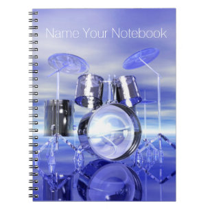 Espiral Drumset no caderno da música da praia