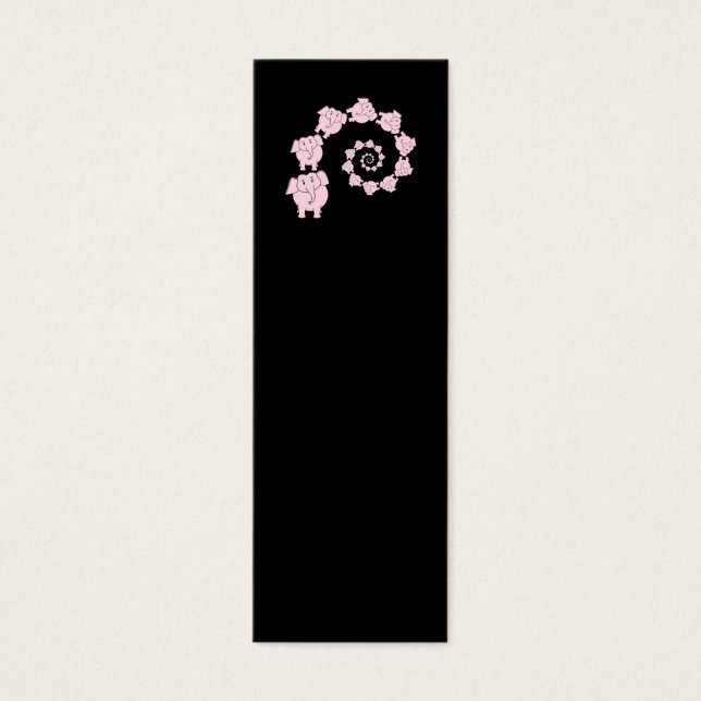 Espiral elefante rosa. (Frente)