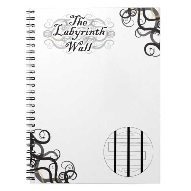 Espiral Escreva a tudo sobre ele o caderno (Frente)