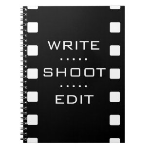 Espiral Escreva, dispare, edite - no caderno do filme