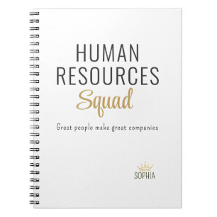 Espiral Esquadrão de Recursos Humanos – Caderno Personaliz