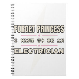 Espiral Esqueça Princesa, Seja um Eletricista — Caderno