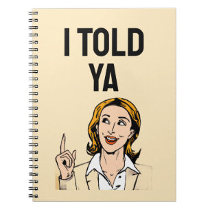 Espiral Eu Disse Caderno