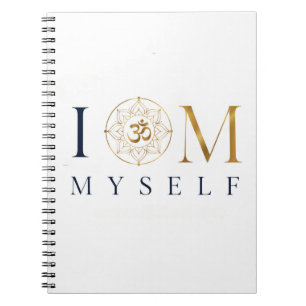 Espiral Eu OM Eu Mesmo Caderno de Meditação & Mindfulnes