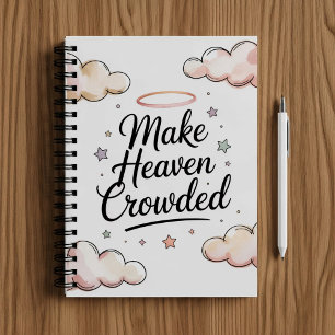 Espiral Faça o céu lotado, caderno de fé cristã
