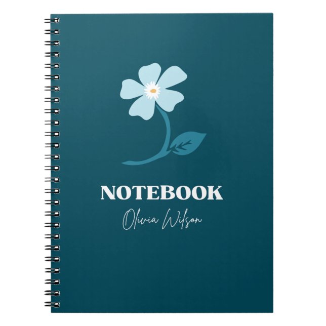 Espiral Flor de caderno (Frente)